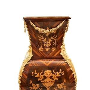 Columna Decorativa de Madera Hecha a Mano de Lujo - Product Image 3