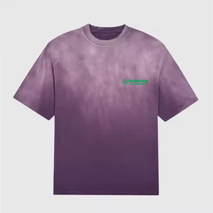 Camiseta de Alta Calidad para Hombre, 100% Algodón, Cuello Redondo, Corte Regular, Ecológica, Transpirable, de Secado Rápido, Hombros Caídos - Product Image 4