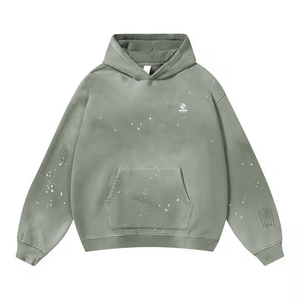 เสื้อฮู้ดสโตนวอชของผู้ชายผ้าคอตตอนสี100% เทอร์รี่กันแดดผ้าฟรีไซส์สำหรับฤดูใบไม้ร่วง - Product Image 6