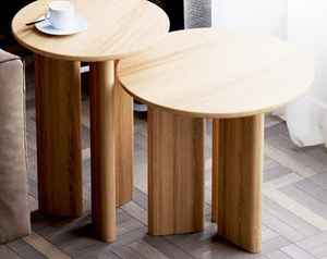 Table de chevet moderne en bois écologique faite à la main avec rangement Design minimaliste pour chambre salon et bureau à domicile - Product Image 2