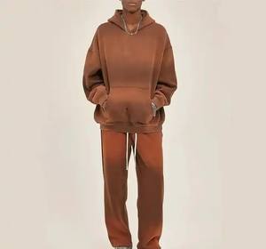 Survêtement pour homme de qualité supérieure, lavage à l'acide, manches longues, prix abordable, léger, lavage à l'acide, entièrement personnalisé - Product Image 2