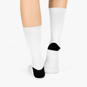 Chaussettes extensibles de couleur contrastée unisexe respirantes sur mesure pour hommes chaussettes d'athlétisme de haute qualité avec logo personnalisé vente en gros - Product Image 4