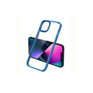 Étui de protection pour iPhone 12 Pro Netzy Premium SAFA Chrome, bleu luxe, coque arrière de protection pour téléphone portable, style Ins - Product Image 1