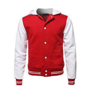 Vente directe d'usine Design personnalisé vestes universitaires pour hommes manches longues laine matériel fait CollegeBaseballjacket pour hommes - Product Image 2