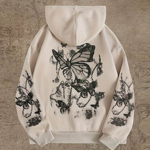 Sweat à capuche imprimé de logo et de design personnalisés pour femmes Street Wear pulls à capuche de différentes couleurs pour femmes - Product Image 2