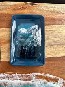 Porte-savon porte-savon auto-drainant, porte-savon en barre de résine, porte-savon en forme de feuille de ginkgo économiseur de savon pour salle de bain - Product Image 3