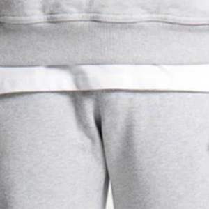 Personalizado de los hombres Casual de algodón de lana Sudadera con capucha pantalones de chándal Conjunto de gran tamaño Raw Hem Ripped Hoodie Stacked Flare Pants No - Product Image 6