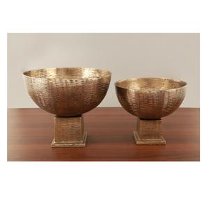 Vente chaude moderne Texture décor métal plat bol nouvelle salade fruits chocolat noix assiettes de service pour la fête à la maison usage quotidien - Product Image 3