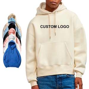 Sweat-shirts et hoodies pour hommes en coton 100% épais de qualité supérieure, coupe ample, impression personnalisée de logo - Product Image 1