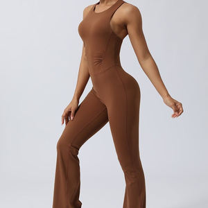 Combinaison moulante sans manches One Piece Scrunch pour femme, idéale pour le fitness, les entraînements et le yoga - Product Image 3