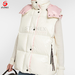 Chaleco acolchado sin mangas de alta calidad con cremallera completa, diseño de chaqueta acolchada con logotipo personalizado, suministro al por mayor - Product Image 3