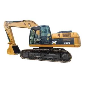 Equipamento pesado usado de fábrica superior de alta qualidade e boas condições Japão/EUA Original Caterpillar CAT 329D Máquinas escavadeiras de esteira