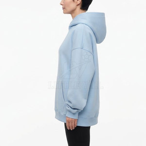 Sweat à capuche oversize pour femme au design moderne, coupe décontractée, tissu doux, vêtement de mode streetwear décontracté - Product Image 3
