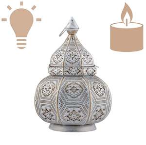 Linterna de Metal marroquí recubierta de polvo para mesa de decoración del hogar y soporte de luz de vela colgante decoración de eventos de Ramadán - Product Image 3