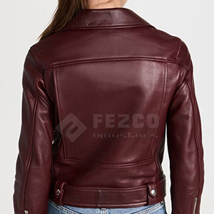 Chaqueta de Moda de Invierno de Cuero Puro de Alta Calidad para Mujer, Nueva Llegada, Secado Rápido, Transpirable, Personalizable, Venta en Línea - Product Image 3