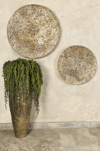 Direct Premium Quality Iron Handmade Design Metal Flower Vase Elegant High Texture Floor Decoration for Home Elegant Flower - Product Image 3