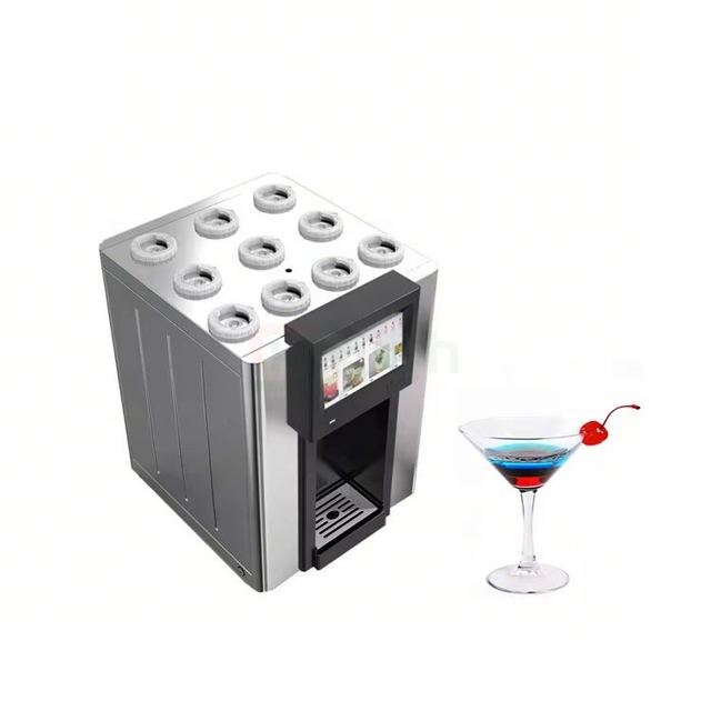 Robotic Bartender Machine, 200 Flavors Automated Cocktail Vending Machine for Bar/Business
