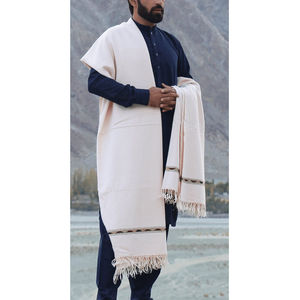 Chal de Lana para Hombre, Dhusa, Bufandas y Chales Tradicionales, Mejor Modelo 2026, Nueva Colección de Diseñador de Invierno, Clásico, Liso - Product Image 2