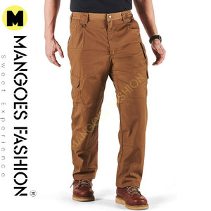 Pantalones Cargo de Pierna Ancha Estilo Táctico, de Lona Transpirable de Peso Medio, con Cierre de Botones, para Invierno, de MANGOES FASHION, Color Personalizado - Product Image 3