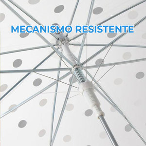 Ombrello Trasparente Pieghevole a Tre Sezioni, Resistente e Carino, per Ragazzi e Ragazze, con Apertura Automatica e Design a Cartone Animato - Product Image 3