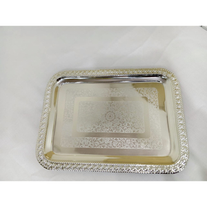 Plateau de service à dessert de forme carrée Unique Home Decor Kitchenware Organizer Food Server Tray In Wholesale Price - Product Image 6
