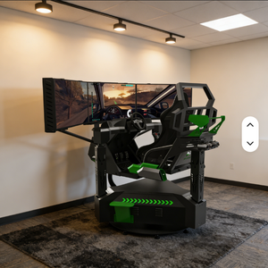 New Ultimate Racing Immersive Driving Cockpit User-Friendly Controls USB Connectivity Flashing <b>Lights</b> for <b>Gaming</b> Enthusiasts - Product Image 3