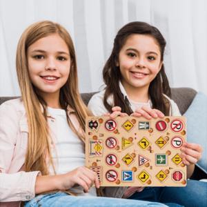 Rompecabezas 3D educativos personalizados de alta calidad al por mayor juegos mentales de madera para niños aprendiendo OEM ODM directo del fabricante - Product Image 3