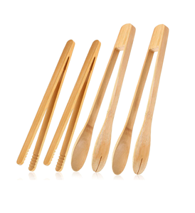 Pinces en bois les plus vendues tendance Pince de cuisine naturelle réutilisable et écologique Pince en bois de manguier - Product Image 4