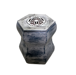 Bougeoir en aluminium de taille standard de lavage blanc de bougeoir de décoration de table pour la décoration à la maison faite à la main - Product Image 2