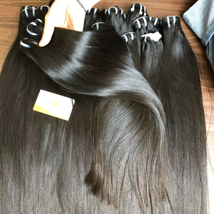 Extensiones de Cabello Remy Virgen Vietnamita de Alta Calidad, Cabello Natural Liso de Grado Superior, Queratina, a Granel, 100g - Product Image 1