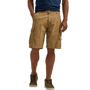 Short Cargo professionnel pour hommes respectueux de l'environnement 100% coton haut de gamme Logo impression Style décontracté motif solide plaine teint Techniques - Product Image 3
