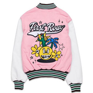 เสื้อแจ็คเก็ตวาร์ซิตี้ทรงโอเวอร์ไซส์สำหรับผู้หญิง คุณภาพพรีเมียม สีพื้น ผ้าระบายอากาศได้ดี แบบยาว ใช้เป็นเสื้อกันลมได้ เหมาะสำหรับฤดูใบไม้ร่วงและฤดูหนาว แบบย้อมสีและพิมพ์ลาย - Product Image 1