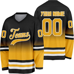 Venta al por mayor de alta calidad diferentes nombres números jugadores Hockey sobre hielo Jersey personalizado hombres sublimación Hockey sobre hielo Jersey para equipo - Product Image 3