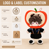Porte-clés personnalisé en peluche miniature, poupée mignonne, personnage en costume de fruit ou de fleur, breloque de sac, vente en gros OEM ODM