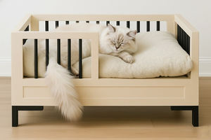 Base de Cama para Mascotas de Madera Ecológica de Lujo, Base de Madera Maciza para Perros y Gatos de Todos los Tamaños |   Muebles Duraderos para Mascotas de Fábrica - Product Image 3