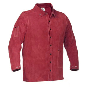 Delantal DE SEGURIDAD DE CUERO dividido de piel de vaca de primera calidad, ropa de soldadura protectora Industrial con protección corporal resistente a chispas de calor - Product Image 5