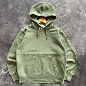 Venta al por mayor de bordado personalizado Puff impresión Sudadera con capucha para los hombres de alta calidad en blanco verde claro hombres sudaderas con capucha y sudaderas - Product Image 1