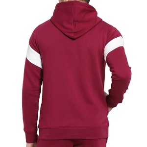 Sudadera con capucha para hombre, con cremallera completa, estilo colorblock, informal, deportiva, con cordón, manga larga - Product Image 2