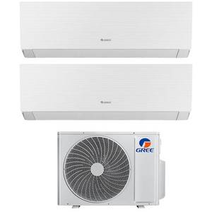 Aire Acondicionado Gree para el Hogar, R32 9000+9000W A++, Inverter Dual Split de Frecuencia Variable, Modelo Clivia Blanco de Ahorro de Energía - Product Image 1