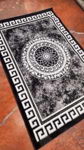 Adiva turco Gaziantep poliéster Jacquard lavable grueso acolchado PET amigable hogar sala de estar alfombra - Product Image 5