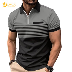 Hombres de alta calidad para Polo Último diseño Ropa informal transpirable Bajo MOQ Personalizado Tallas grandes Opciones personalizables - Product Image 2