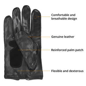 Gants d'entraînement de Sport à la mode, gants de gymnastique pour hommes, gants en cuir véritable de haute qualité pour hommes - Product Image 2