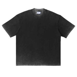 Camisetas de gran tamaño para hombre, camisetas de algodón pesado lavado con ácido, camisetas casuales de manga corta holgadas Unisex para hombre - Product Image 6