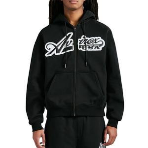 Último estilo, fabricante pakistaní, ropa para hombre, sudaderas con capucha Avirex, nueva llegada, sudaderas con capucha lisas personalizadas de lana de algodón para hombre - Product Image 3