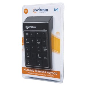 Manhattan Numeric Keypad 18 Keys Black USB Type A Compact Design For Computer Use - Product Image 2