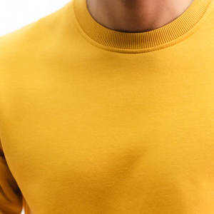 เสื้อสเวตเชิ้ตผู้ชายแบบเรียบ สีพื้น ผ้าคอตตอนผสม คุณภาพสูง สำหรับผู้ชาย - Product Image 5