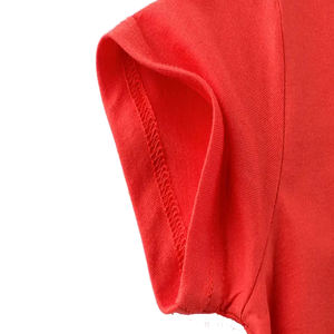 Camisetas Formales de Punto de Alta Calidad para Niños, Poliéster/Algodón, Secado Rápido, Transpirables, Color Liso, Cuello Redondo, Corte Regular, Manga Corta - Product Image 3