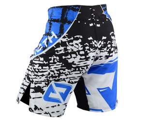 คุณภาพสูงที่กําหนดเองระเหิด MMA กางเกงขาสั้นผู้ชาย BJJ Grappling Kick มวยไทยกรงต่อสู้ขายส่งศิลปะการต่อสู้สวมใส่ - Product Image 2