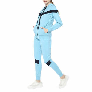 Tenues deux pièces personnalisées pour femmes, ensembles de survêtement pour femmes, vêtements de sport, vêtements décontractés, survêtements rayés pour femmes - Product Image 4