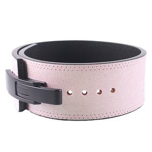 High Impact Cow Hide Leather <b>Waist</b> Support Belt Custom Gym Lever Fitness Belt Powerlifting Weightlifting Bodybuilding Workout - Product Image 2